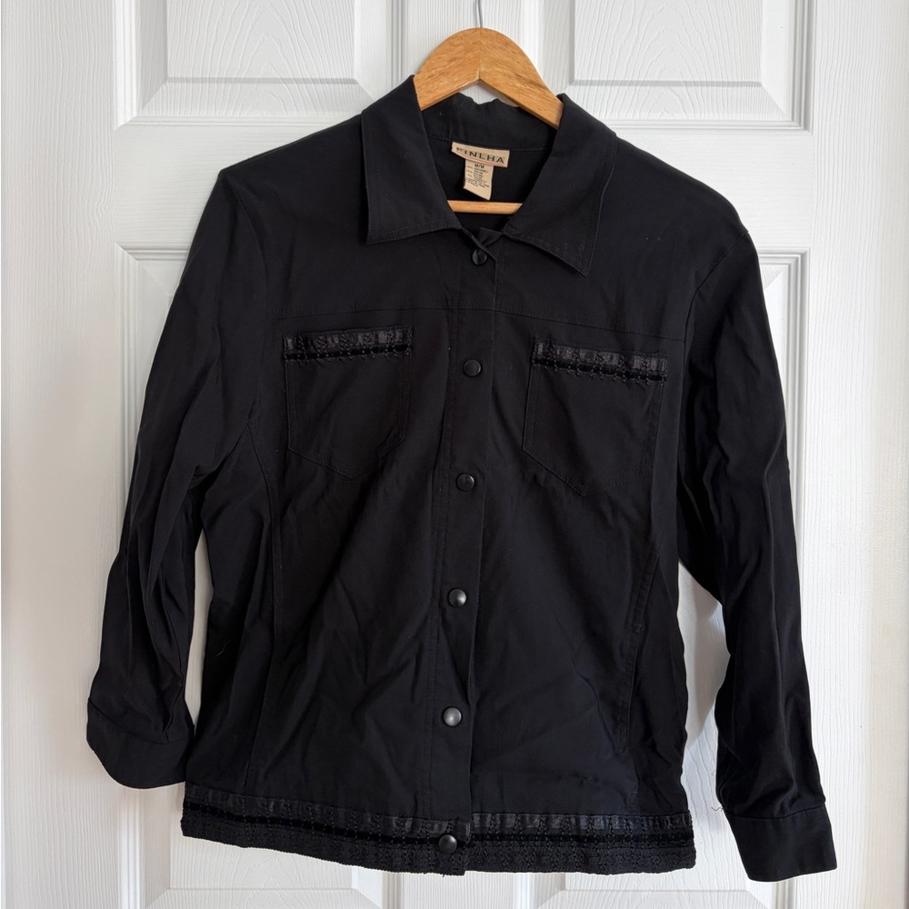 Vintage Button Down Collared Jacket